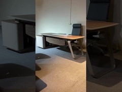 घर कार्यालय के लिए लकड़ी के पर्यावरण के अनुकूल कार्यालय डेस्क कंप्यूटर डेस्क कुर्सियां