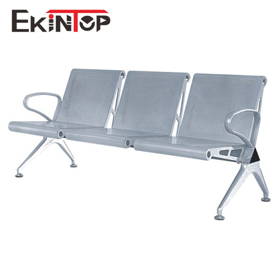 क्रोम आर्मरेस्ट एयरपोर्ट वेटिंग रूम चेयर 4 सीटर रिसेप्शन के लिए OEM