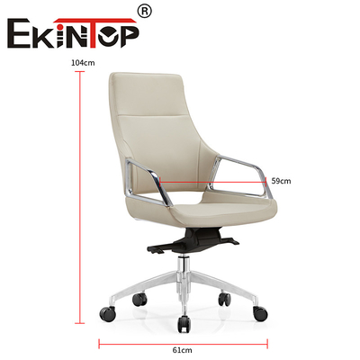 कार्यकारी आधुनिक डिजाइन चमड़े कार्यालय डेस्क कुर्सी सेट Ergonomic शाकाहारी चमड़े की कुर्सी