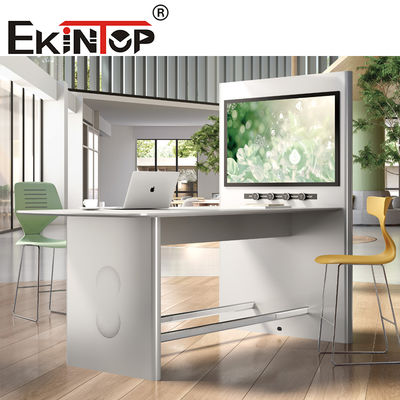 EKintop एल्यूमिनियम एक्सटेंडेबल रेक्टेंगल कॉन्फ्रेंस टेबल अवकाश वार्ता बैठकों के लिए